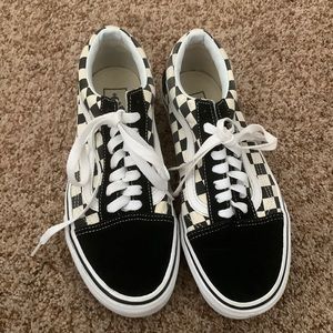 Vans old school checkered